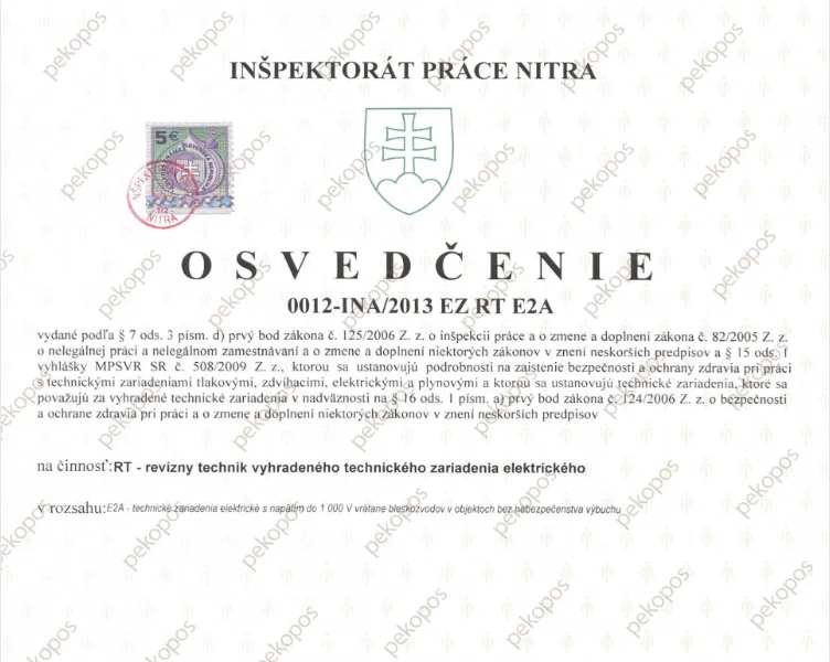Revízny technik E2A